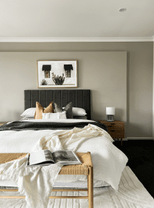 Professionally staged vacant property in Melbourne showing a furnished living space designed to attract buyers